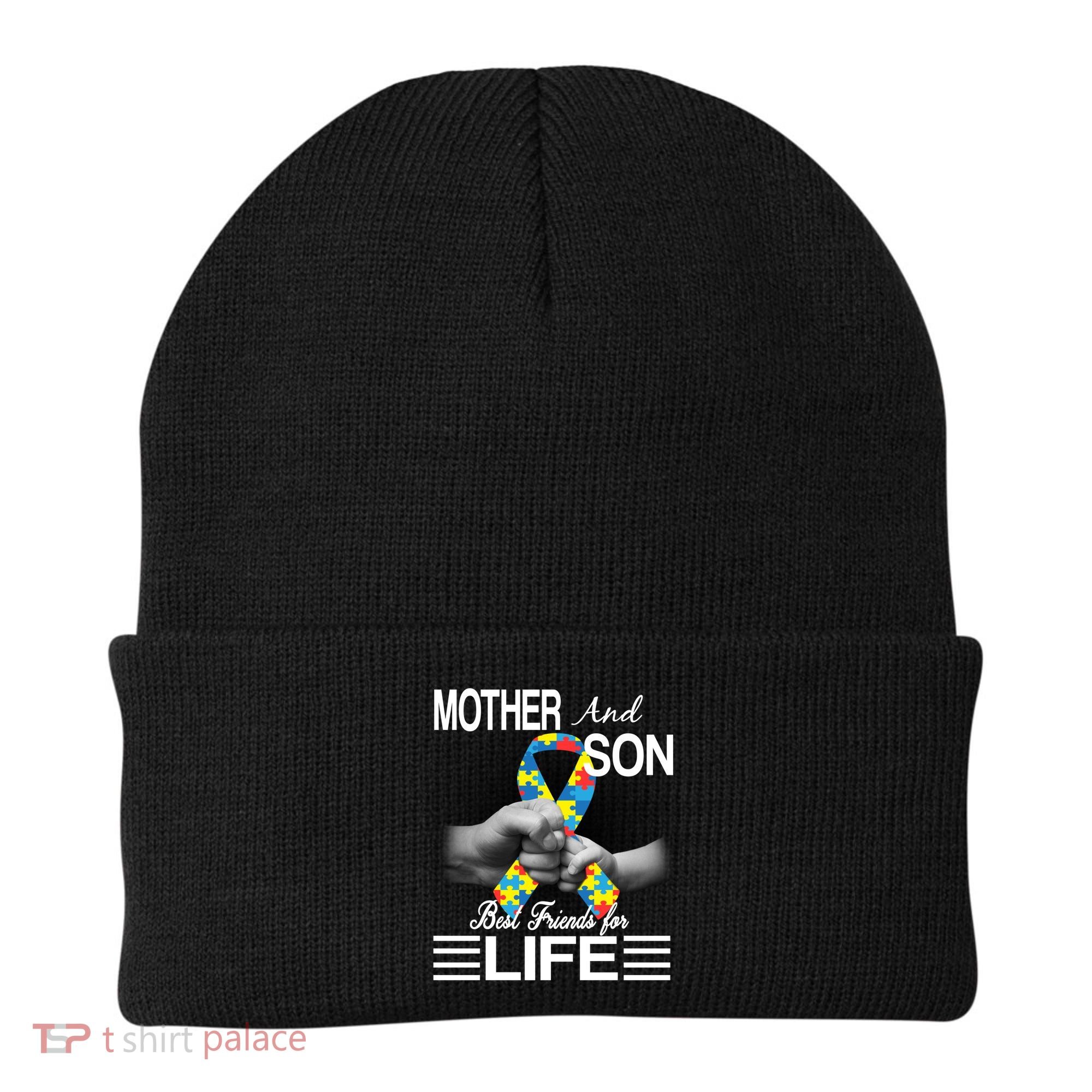 Autism Mother And Son Best Friends For Life Beanie