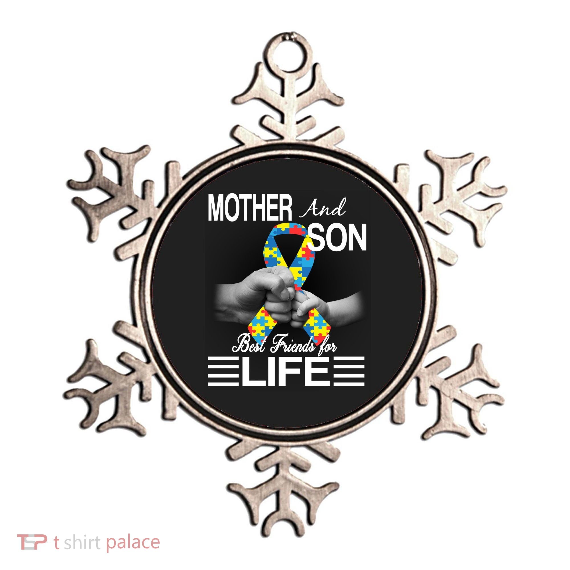 Autism Mother And Son Best Friends For Life Ornament