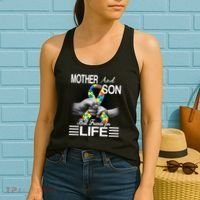 Autism Mother And Son Best Friends For Life Women's Tank Top thumb 2