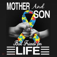 Autism Mother And Son Best Friends For Life Baby Bodysuit thumb 2