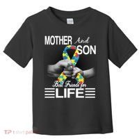 Autism Mother And Son Best Friends For Life Toddler T-Shirt thumb 0