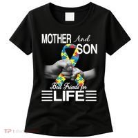 Autism Mother And Son Best Friends For Life Women's T-Shirt thumb 0