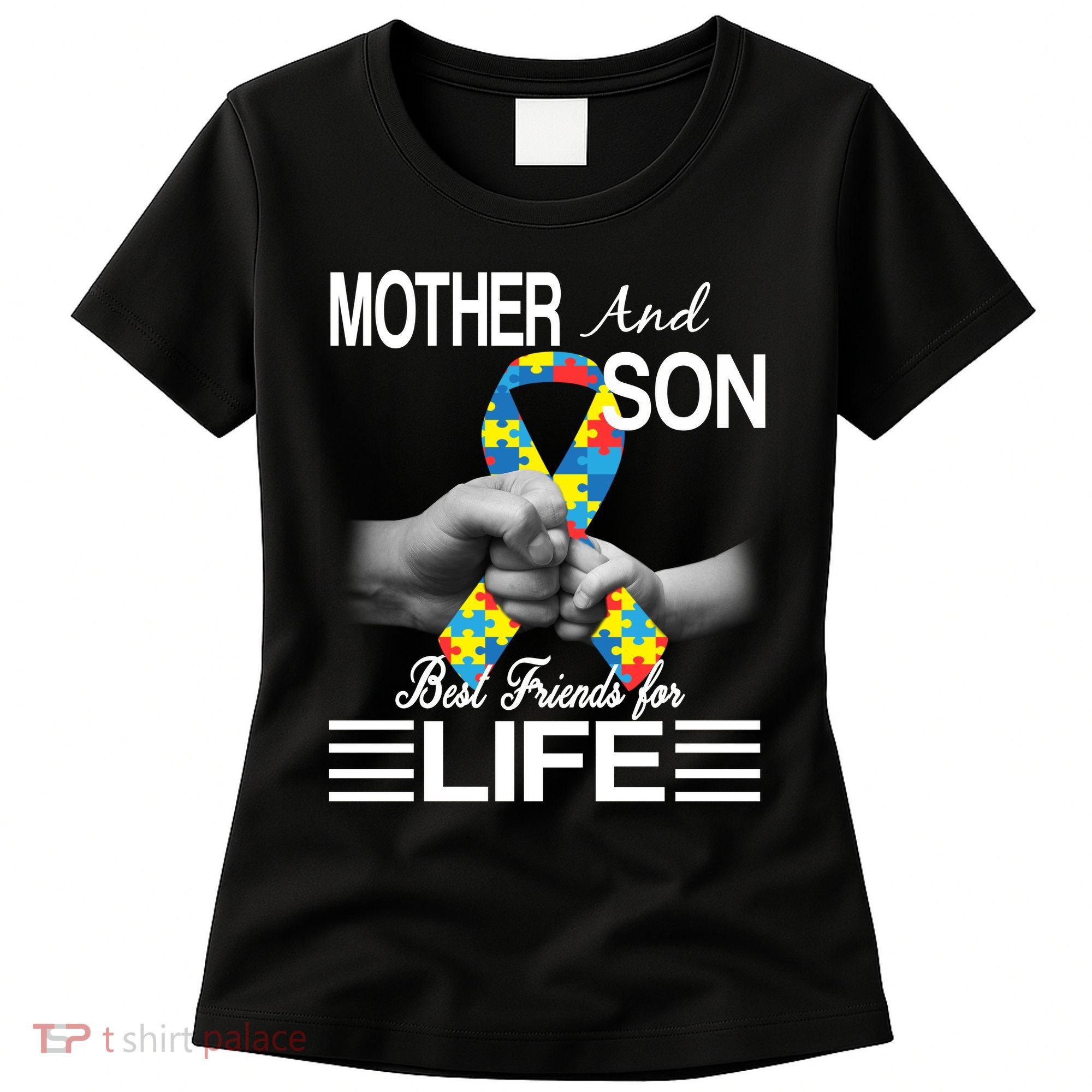 Autism Mother And Son Best Friends For Life Women's T-Shirt