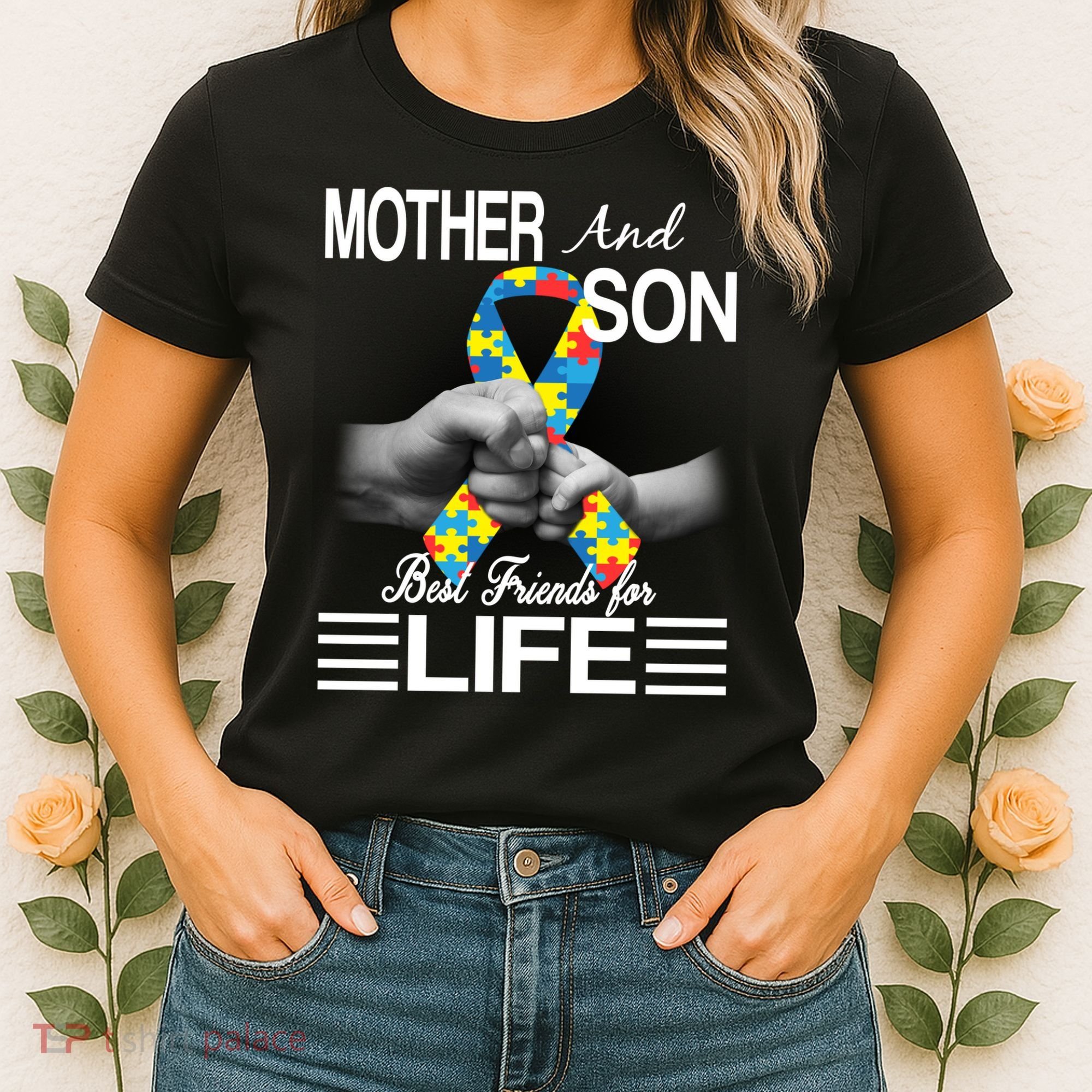 Autism Mother And Son Best Friends For Life Women's T-Shirt