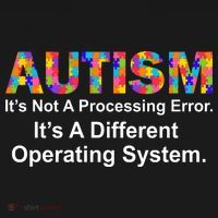Autism Not A Processing Error It's Different Operating System Doggie Tank thumb 4