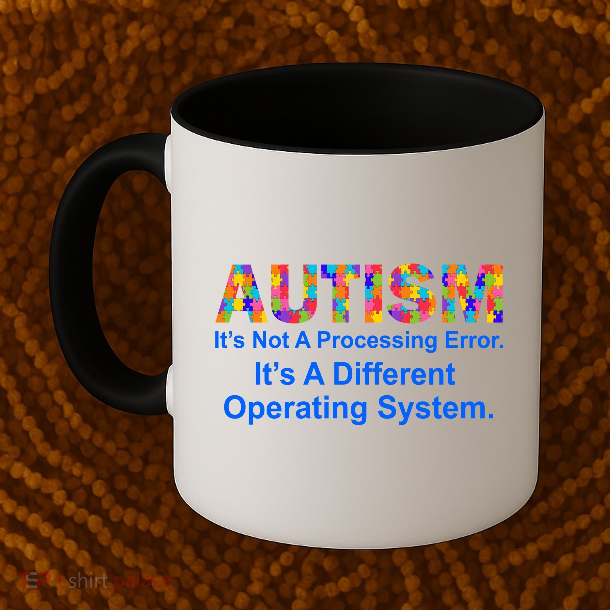 Autism Not A Processing Error It's Different Operating System Coffee Mug