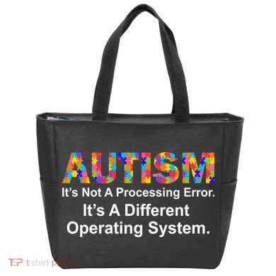 Autism Not A Processing Error It's Different Operating System Tote Bag