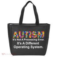 Autism Not A Processing Error It's Different Operating System Tote Bag thumb 0
