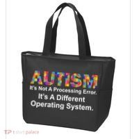 Autism Not A Processing Error It's Different Operating System Tote Bag thumb 3