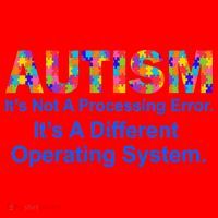 Autism Not A Processing Error It's Different Operating System Santa Hat thumb 1