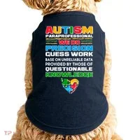 Autism Paraprofessional Doggie Tank thumb 0