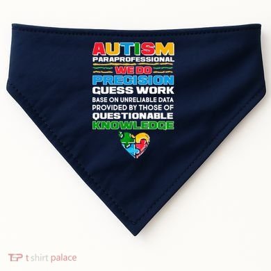 Autism Paraprofessional USA-Made Doggie Bandana