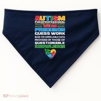 Autism Paraprofessional USA-Made Doggie Bandana thumb 0