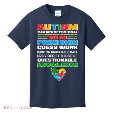 Autism Paraprofessional Kids T-Shirt