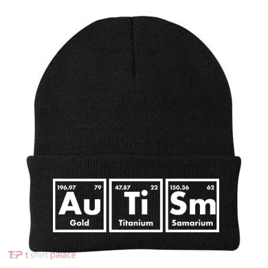 Autism Periodic Table Elements Beanie