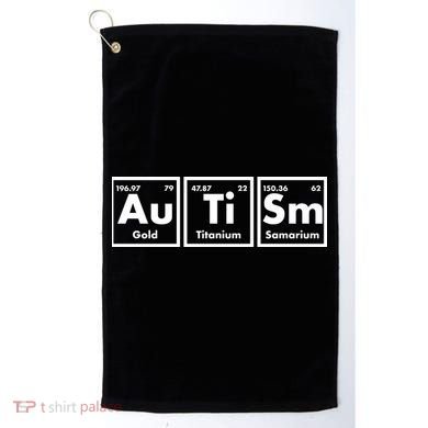 Autism Periodic Table Elements Golf Towel