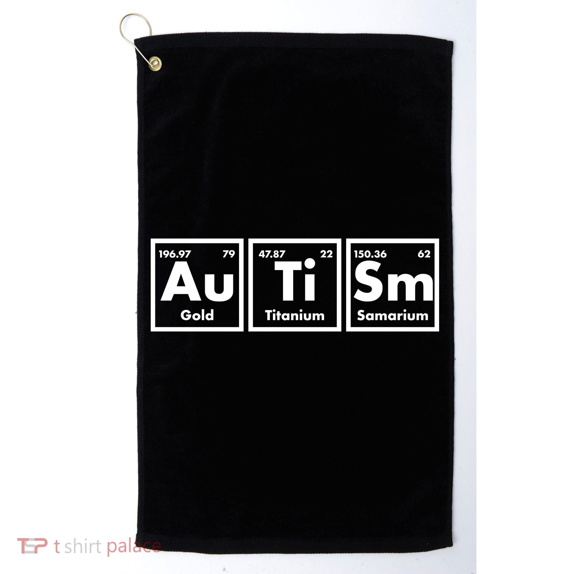 Autism Periodic Table Elements Golf Towel