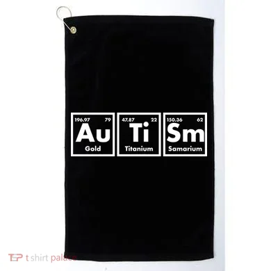 Autism Periodic Table Elements Golf Towel