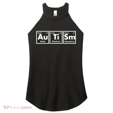 Autism Periodic Table Elements Women's Perfect Tri Rocker Tank