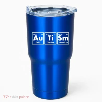 Autism Periodic Table Elements Tumbler