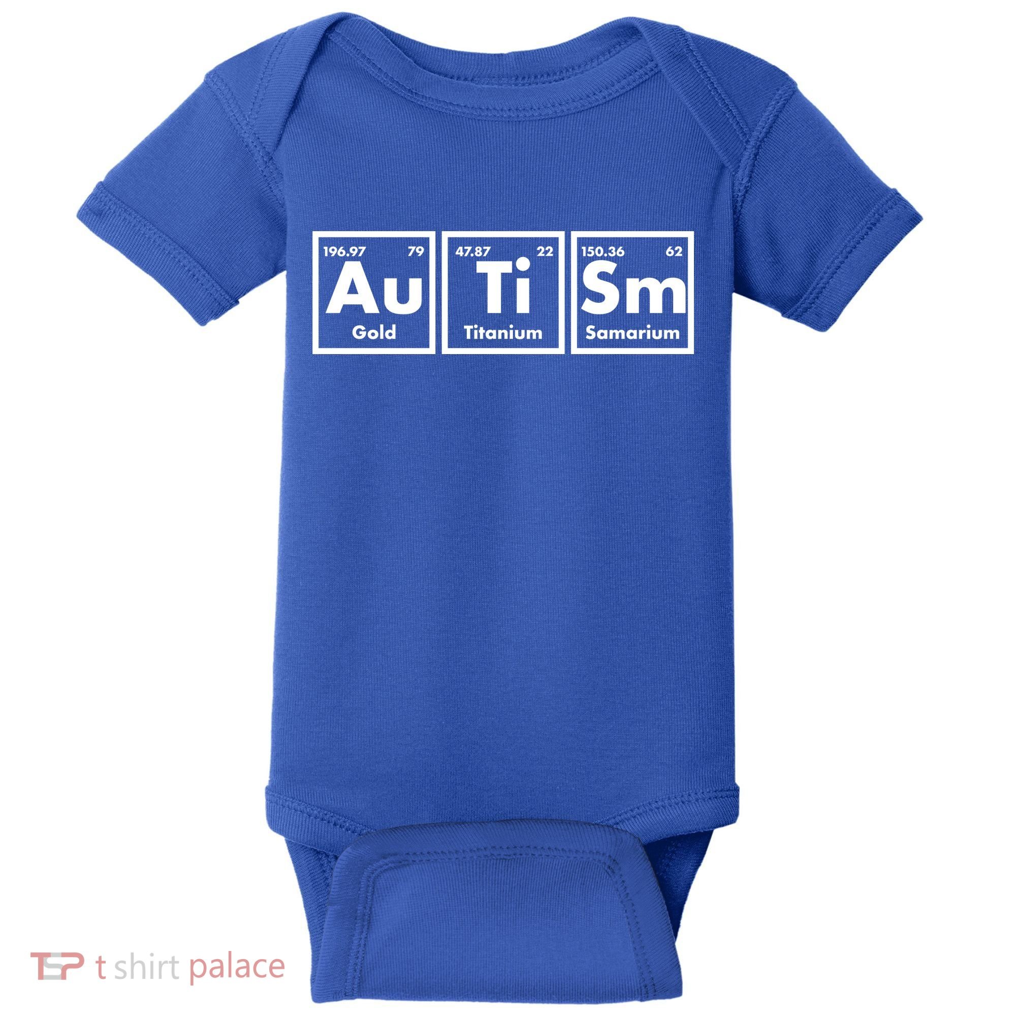 Autism Periodic Table Elements Baby Bodysuit