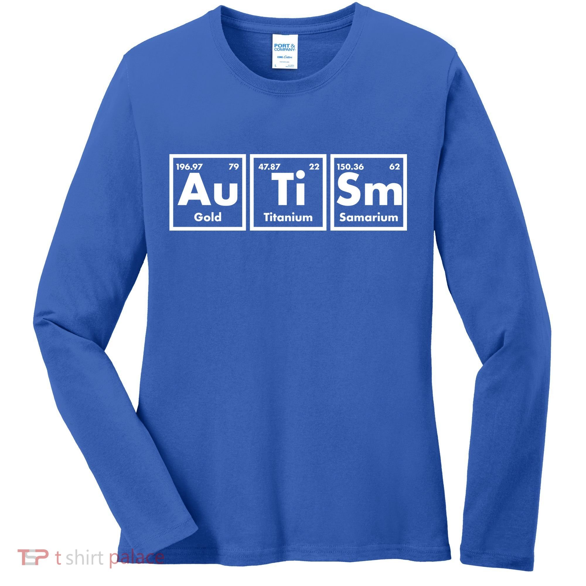 Autism Periodic Table Elements Women's Long Sleeve Shirt