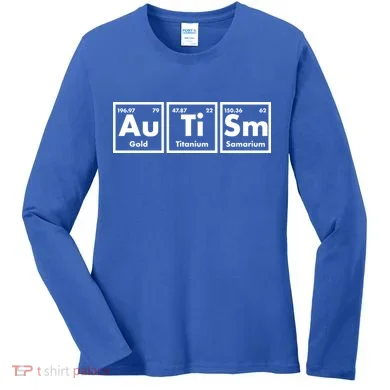 Autism Periodic Table Elements Women's Long Sleeve Shirt