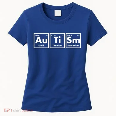 Autism Periodic Table Elements Women's T-Shirt