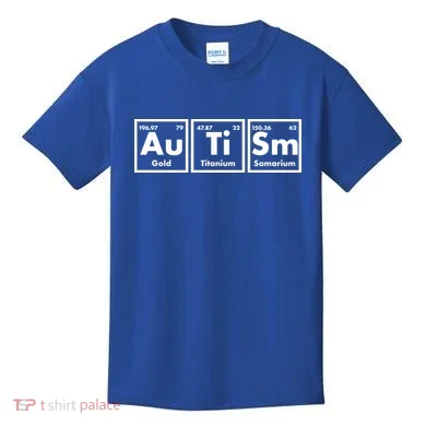 Autism Periodic Table Elements Kids T-Shirt