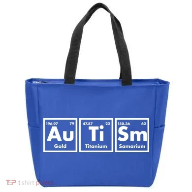 Autism Periodic Table Elements Tote Bag