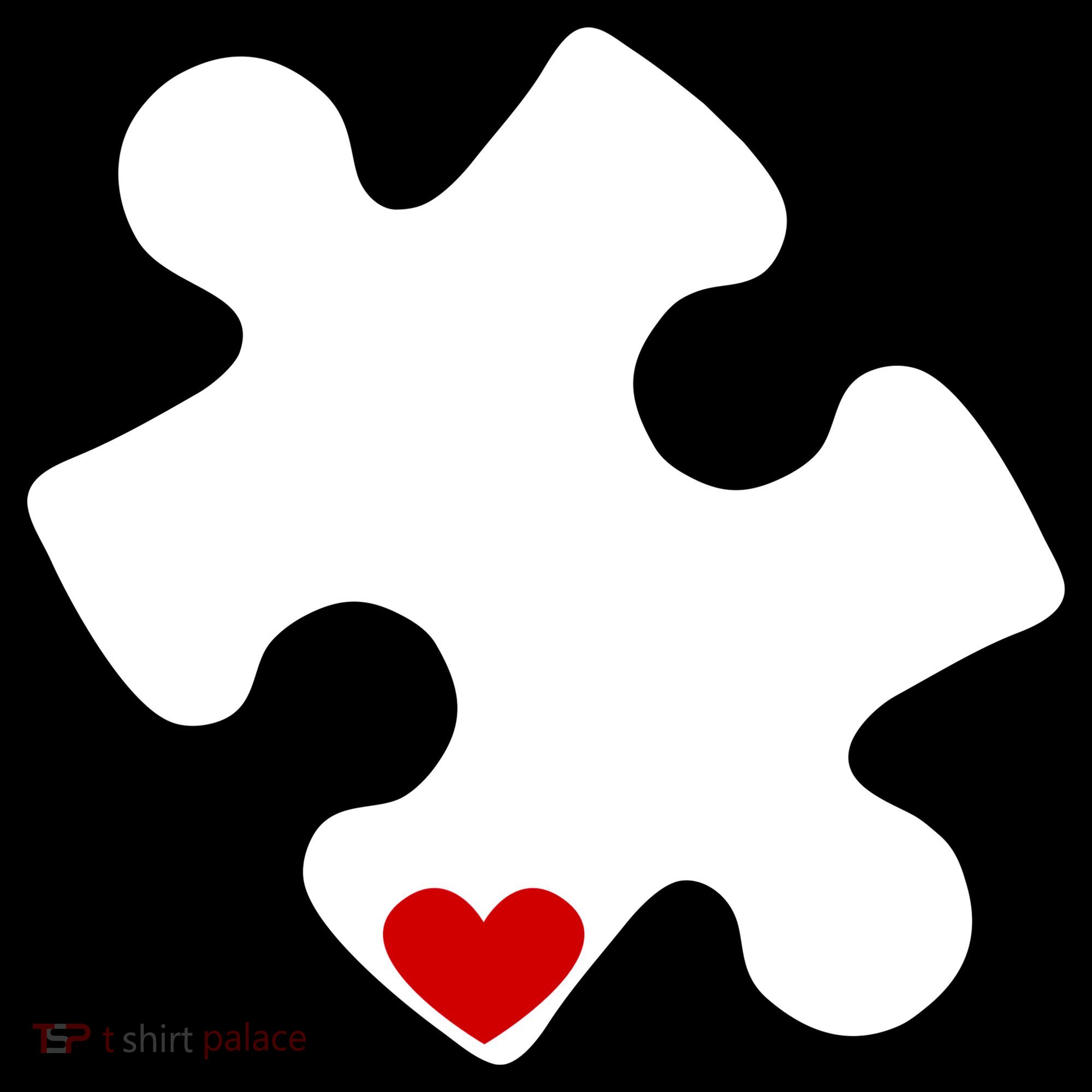 Autism Puzzle Heart Piece Backpack