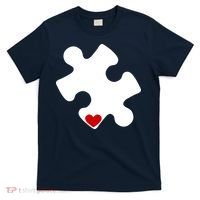Autism Puzzle Heart Piece T-Shirt thumb 0