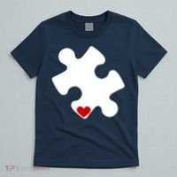 Autism Puzzle Heart Piece T-Shirt thumb 5