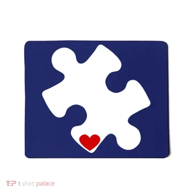 Autism Puzzle Heart Piece Mousepad