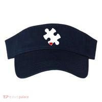 Autism Puzzle Heart Piece Visor thumb 0