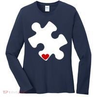 Autism Puzzle Heart Piece Women's Long Sleeve Shirt thumb 0