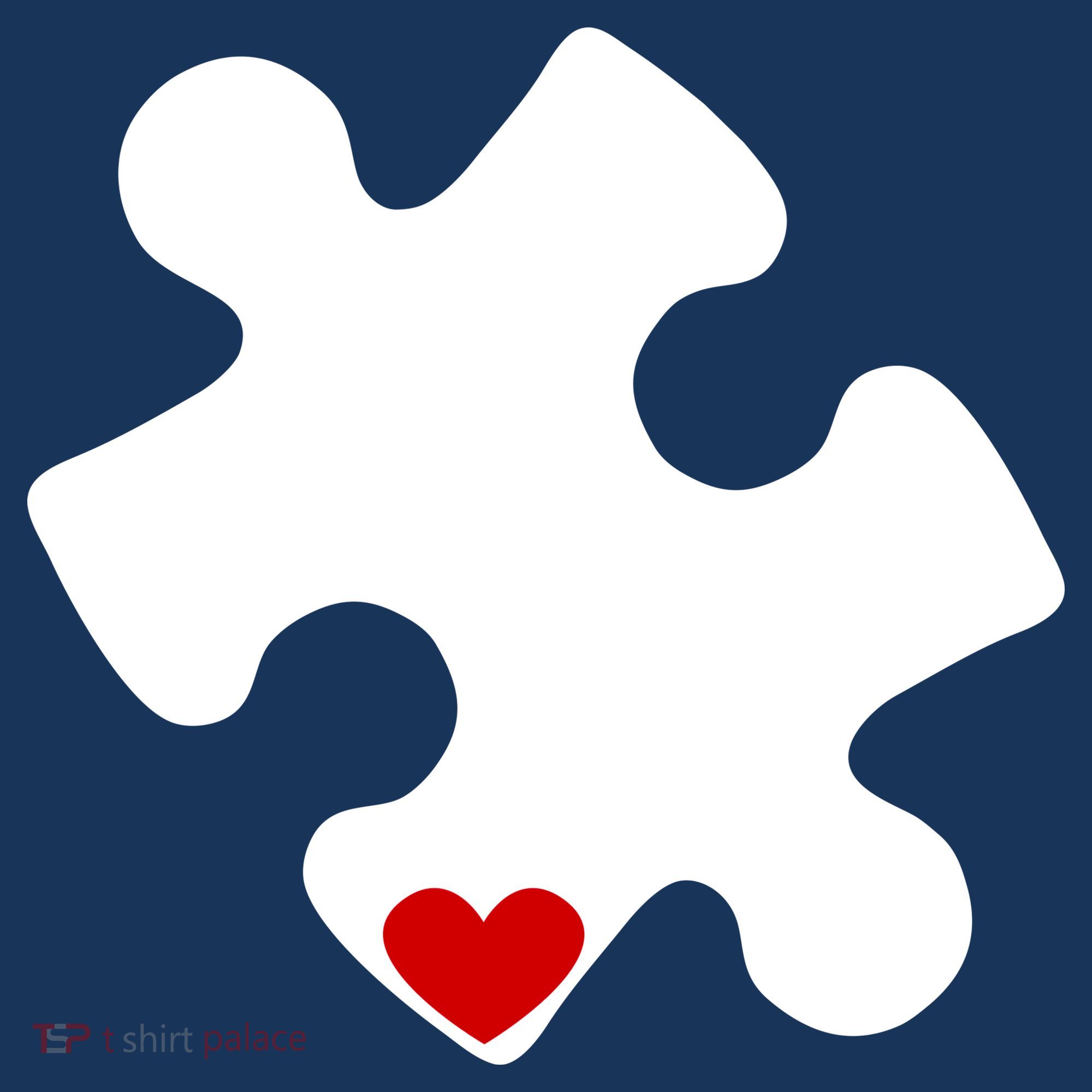 Autism Puzzle Heart Piece Women's T-Shirt