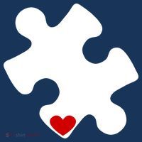 Autism Puzzle Heart Piece Kids Long Sleeve Shirt thumb 2