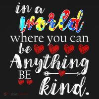 Autism Quote World Where You Can Be Anything Hoodie thumb 2