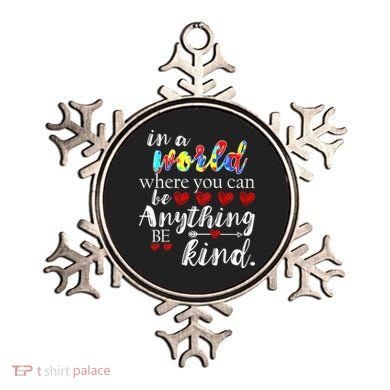 Autism Quote World Where You Can Be Anything Ornament