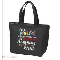 Autism Quote World Where You Can Be Anything Tote Bag thumb 3
