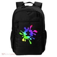 Autism Rainbow Puzzle Splatter  Backpack thumb 0