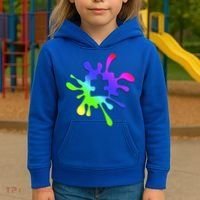 Autism Rainbow Puzzle Splatter  Kids Hoodie thumb 3