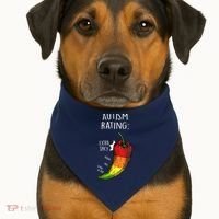 Autism Rating USA-Made Doggie Bandana thumb 1