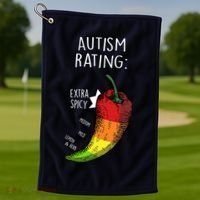 Autism Rating Golf Towel thumb 1