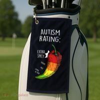 Autism Rating Golf Towel thumb 2