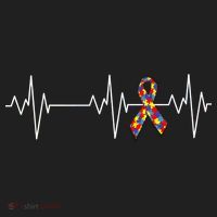 Autism Ribbon Heartbeat Pulse Tumbler thumb 3