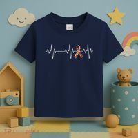 Autism Ribbon Heartbeat Pulse Toddler T-Shirt thumb 3