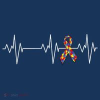 Autism Ribbon Heartbeat Pulse Toddler T-Shirt thumb 4