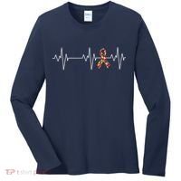 Autism Ribbon Heartbeat Pulse Women's Long Sleeve Shirt thumb 0